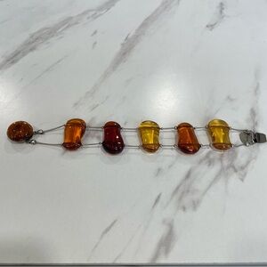 SENT Murano Silver Color Bracelet
